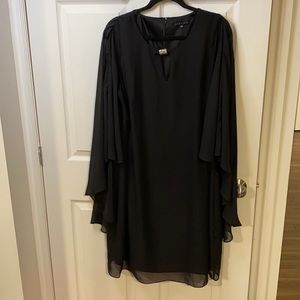 Black dress sherry sleeves